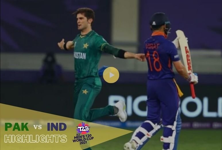 pakistan vs india official match highlights