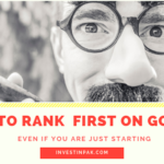 how to rank on the first page of google