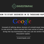 how to start your own business in 10 thousand rupees