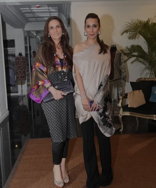 Sana Hashwani and Safinaz Muneer