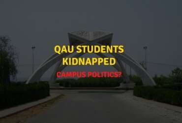 QAU Students kidnapped